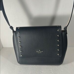 Kate Spade New York Sanders Place Avva Studded Crossbody Black New Without Tags.